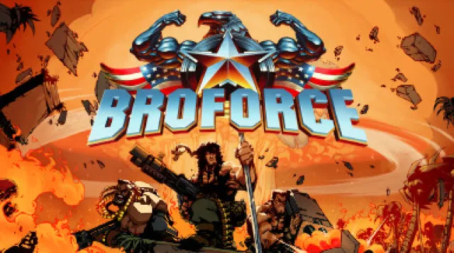 Broforce — обложка