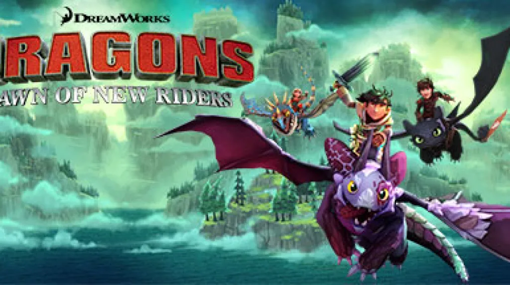 DreamWorks Dragons: Dawn of New Riders — обложка