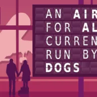 An Airport for Aliens Currently Run by Dogs — значок