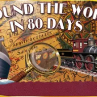 Around the World in 80 Days — значок