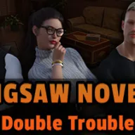 Jigsaw Novel - Double Trouble — значок